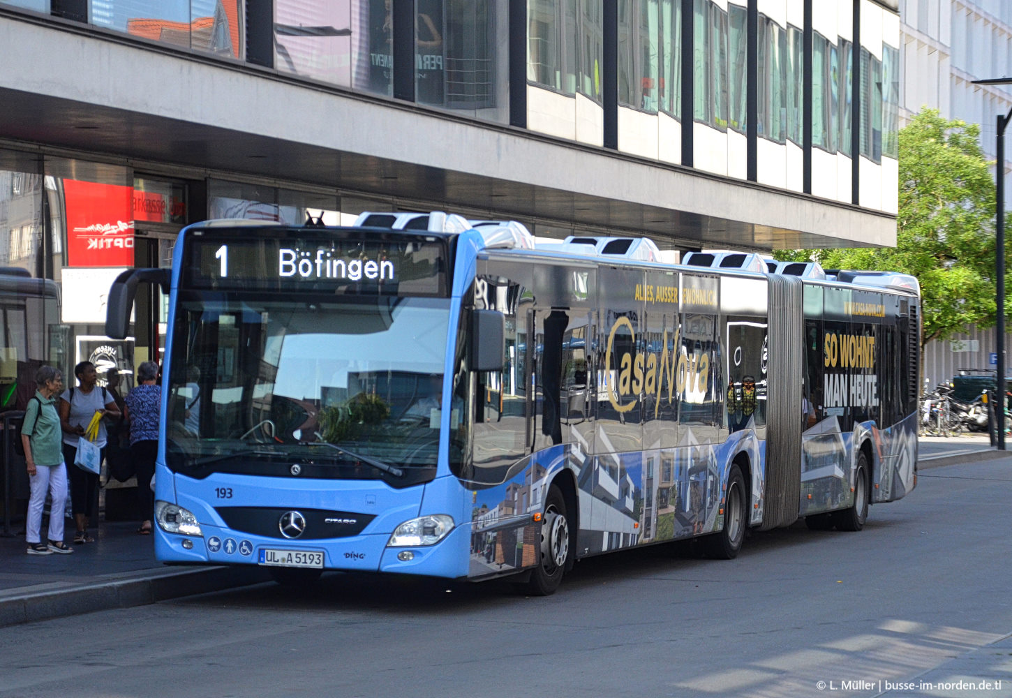 Баден-Вюртемберг, Mercedes-Benz Citaro C2 G hybrid № 193