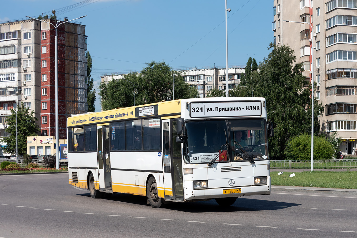 Липецкая область, Mercedes-Benz O405 № АЕ 230 48 Липецкая область, Mercedes-Benz O405 № АЕ 230 48