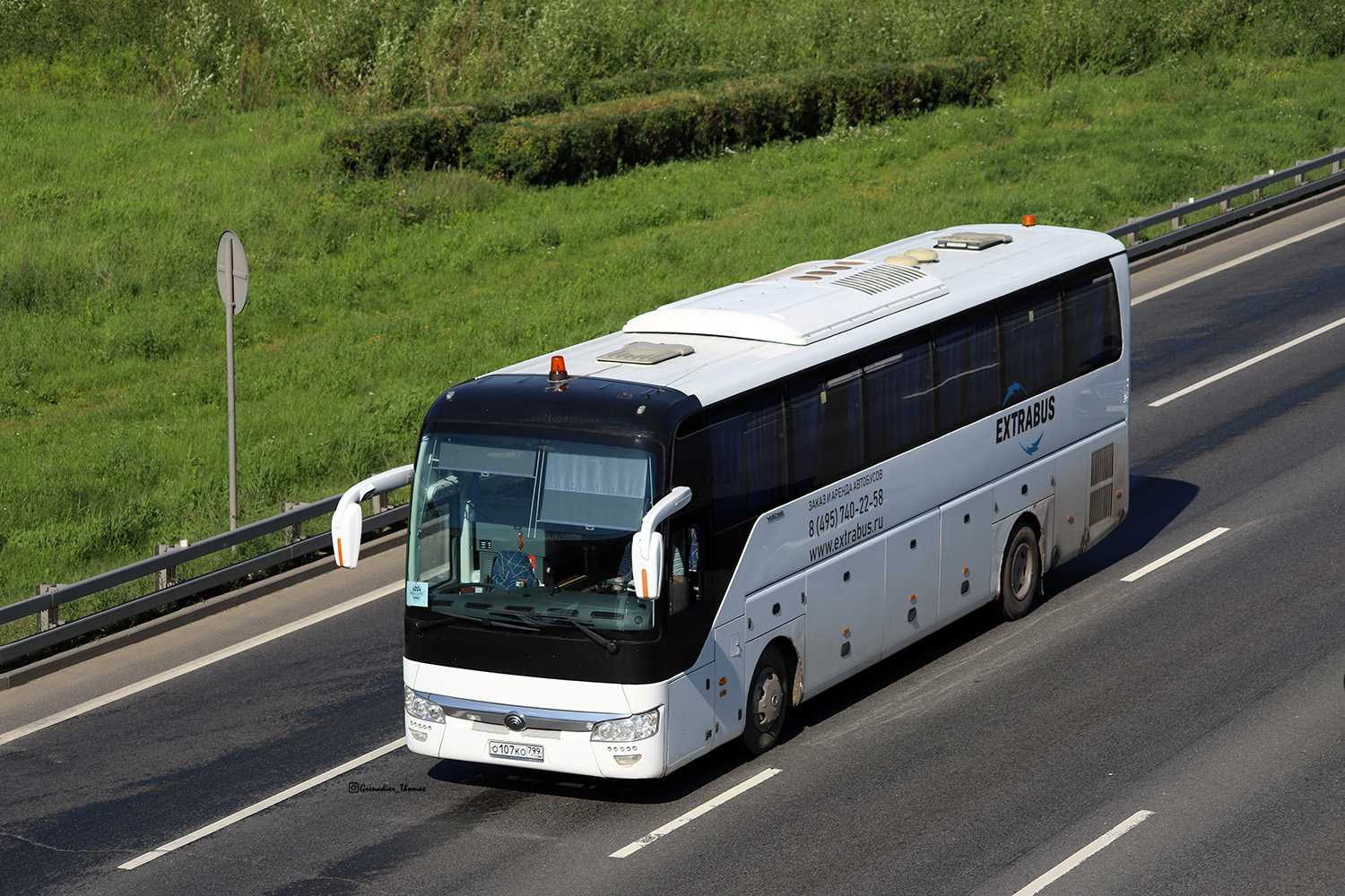 Москва, Yutong ZK6122H9 № О 107 КО 799 Москва, Yutong ZK6122H9 № О 107 КО 799