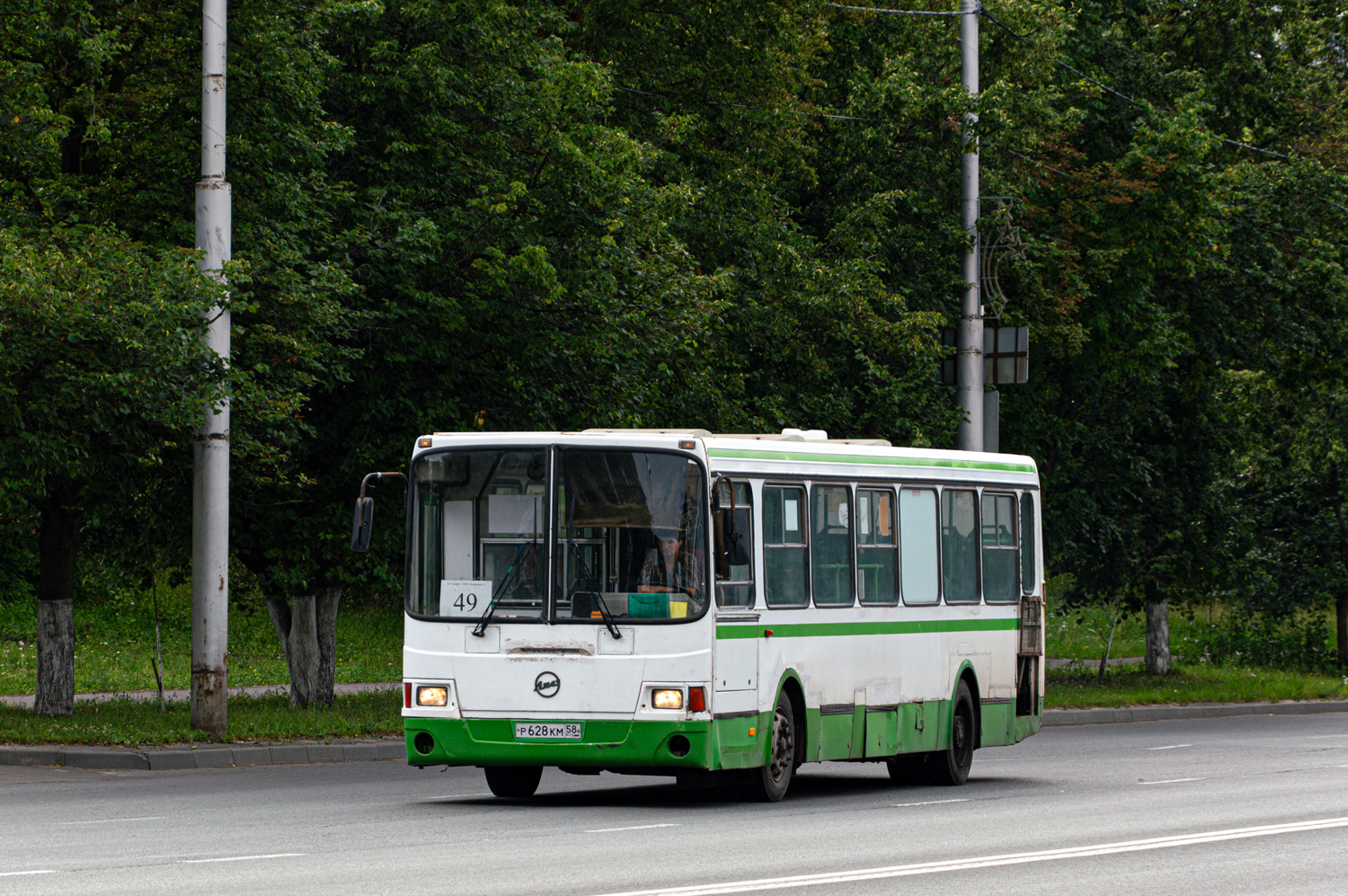 Пензенская область, ЛиАЗ-5256.45 № Р 628 КМ 58 Пензенская область, ЛиАЗ-5256.45 № Р 628 КМ 58