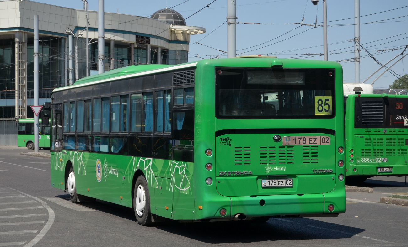 Алматы, Yutong ZK6118HGA (QazTehna) № 178 EZ 02