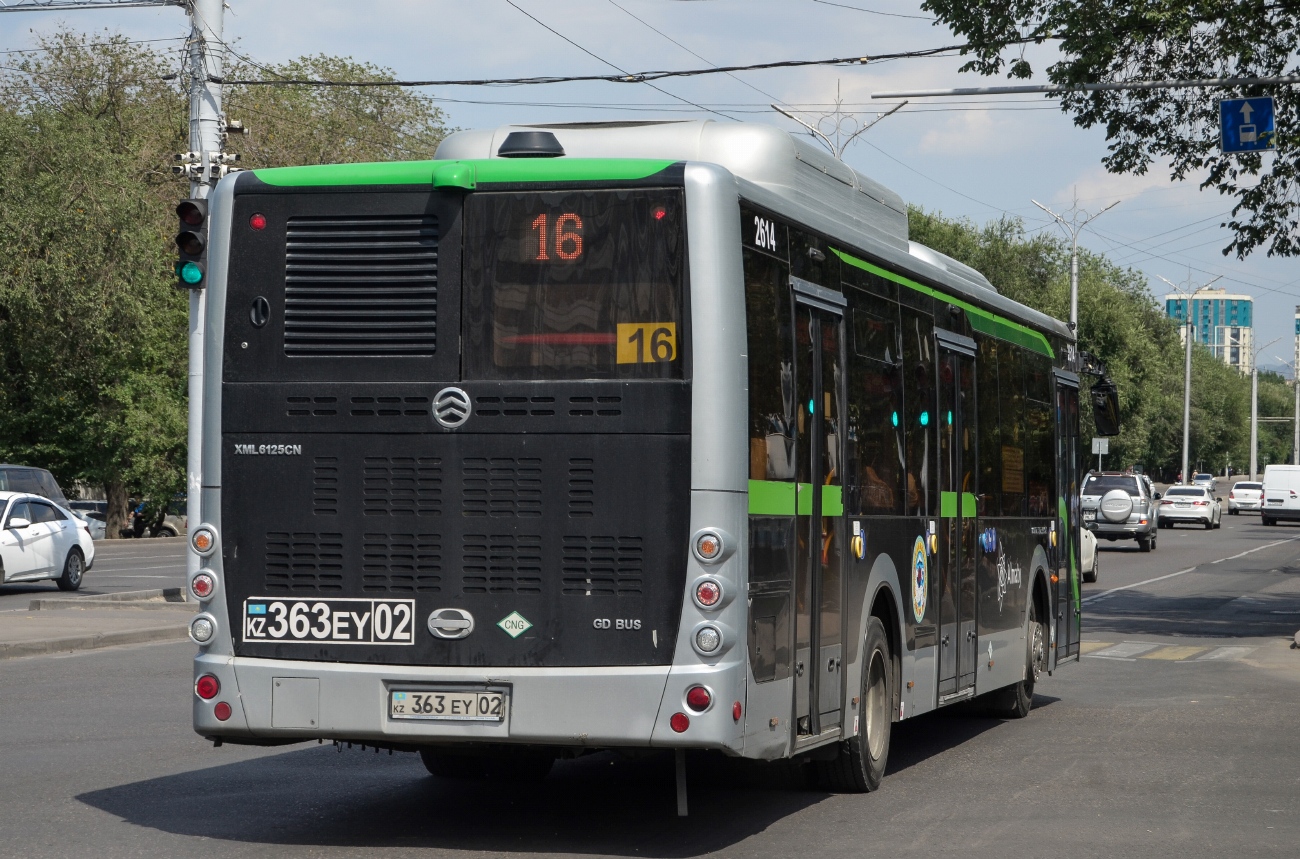 Алматы, Golden Dragon XML6125CN (Hyundai Trans Auto) № 2614