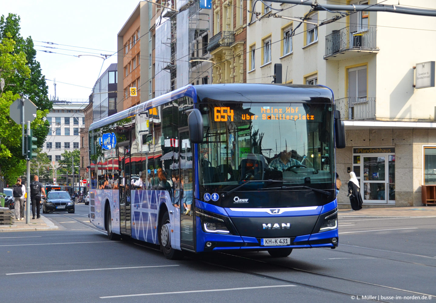 Рейнланд-Пфальц, MAN 42C Lion's Intercity LE 12 LEÜ330 № KH-K 431