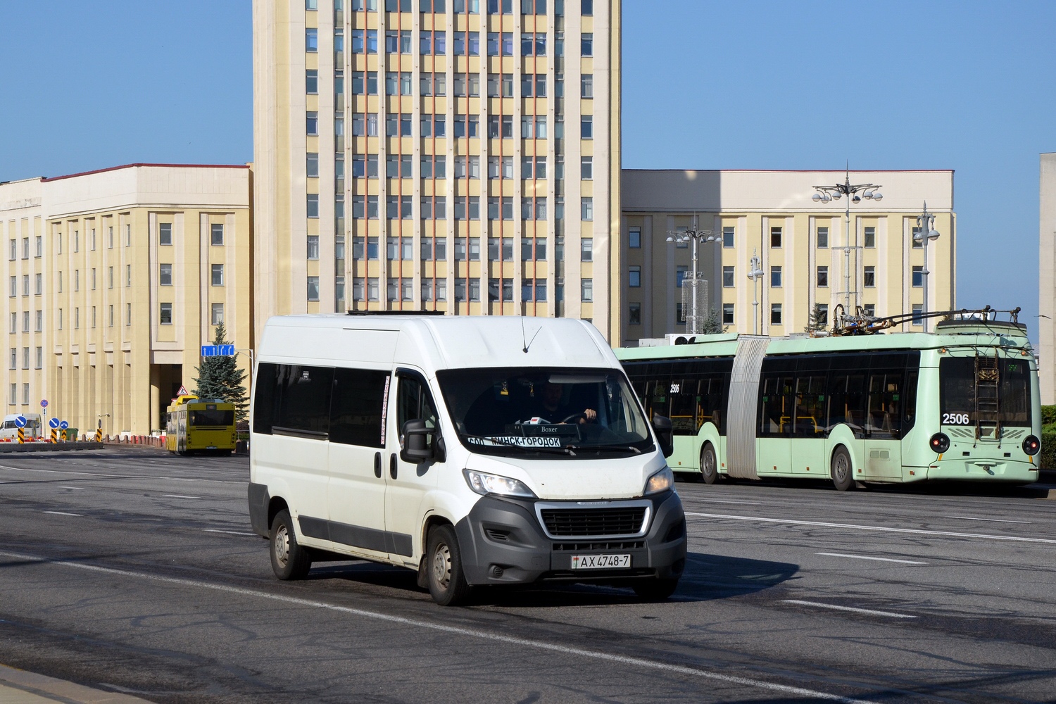 Минск, Peugeot Boxer № АХ 4748-7