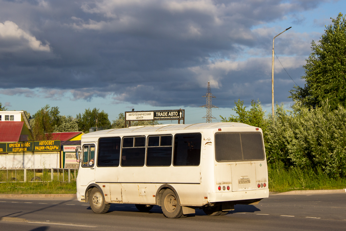 Ханты-Мансийский АО, ПАЗ-32053-50 № Е 101 СМ 186 Ханты-Мансийский АО, ПАЗ-32053-50 № Е 101 СМ 186
