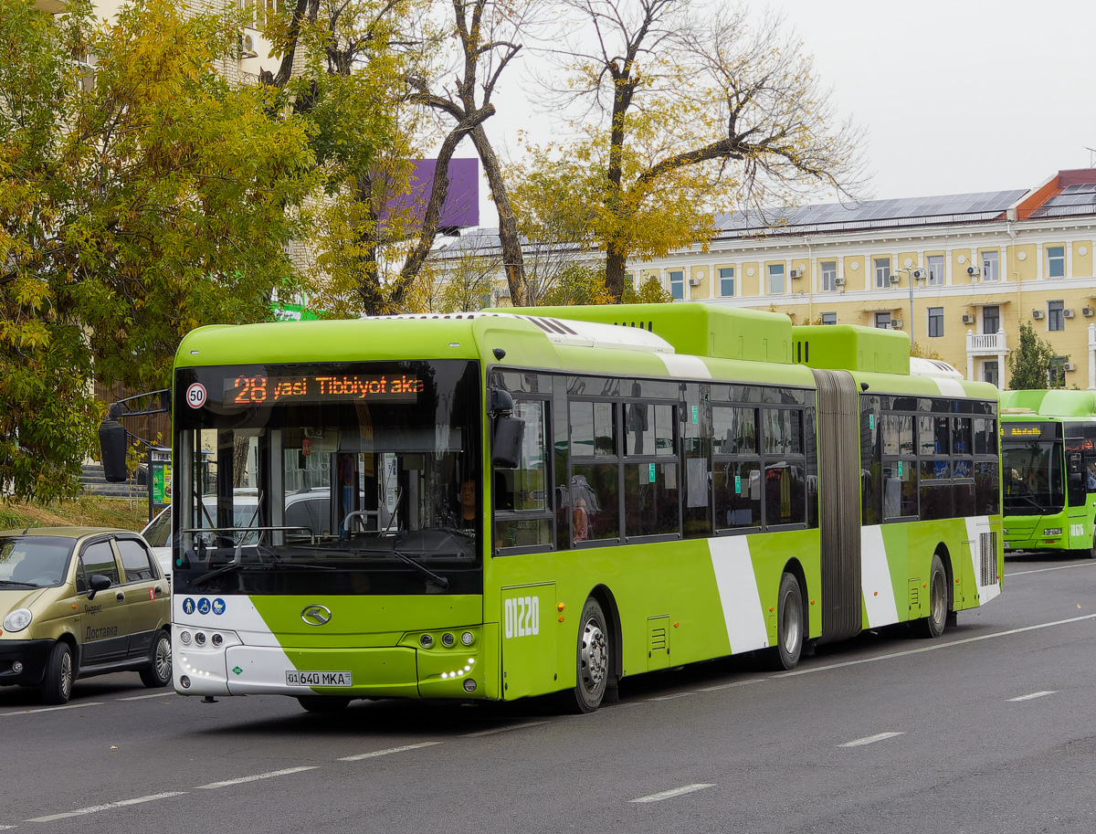 Узбекистан, King Long XMQ6180G № 01220