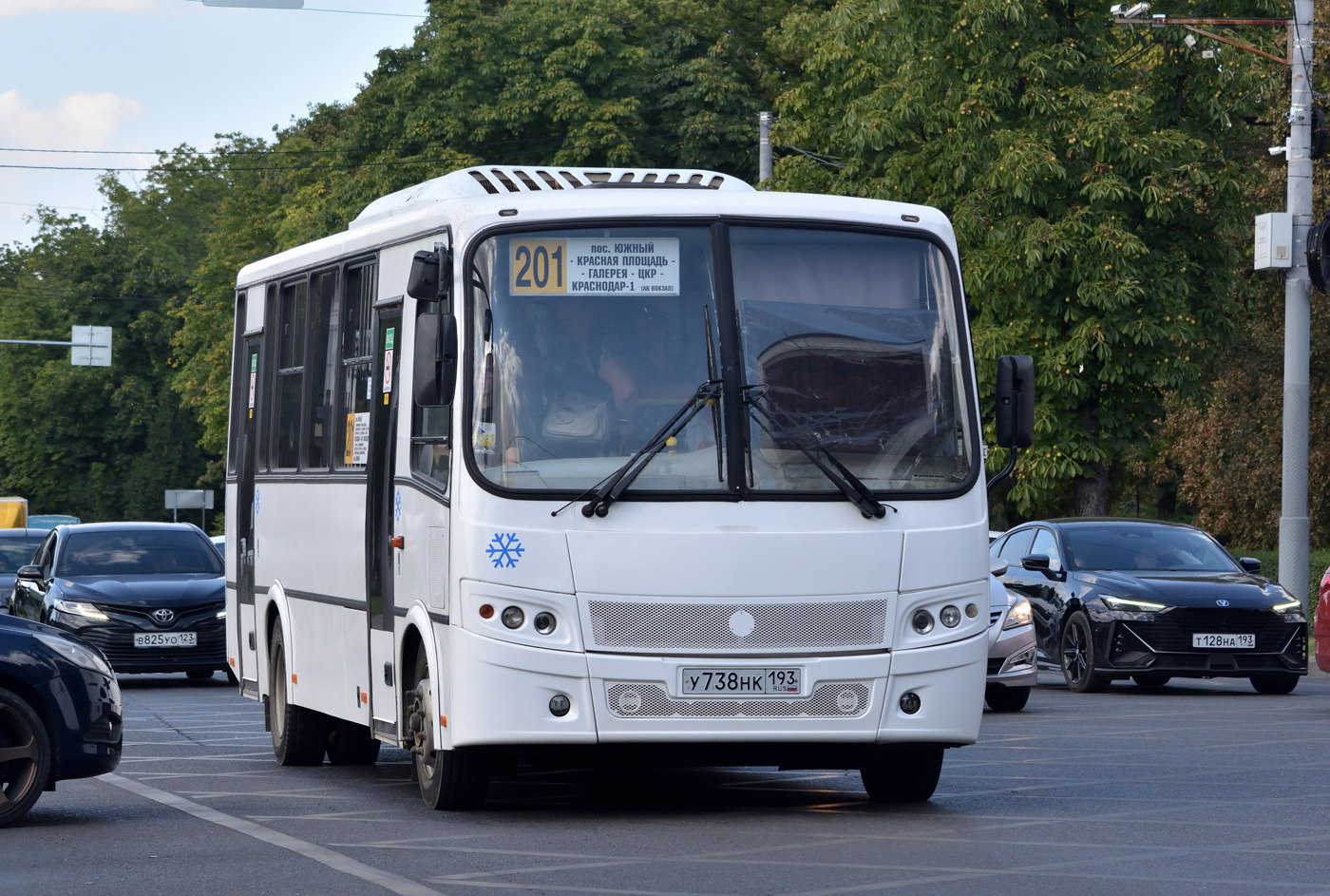 Краснодарский край, ПАЗ-320412-04 "Вектор" № У 738 НК 193 Краснодарский край, ПАЗ-320412-04 "Вектор" № У 738 НК 193