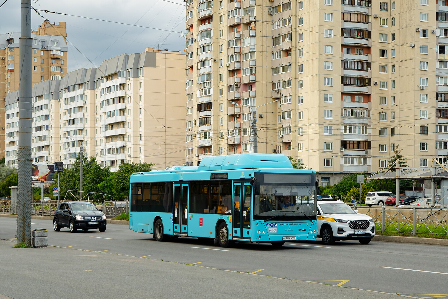 Санкт-Петербург, МАЗ-203.C46 № 34590