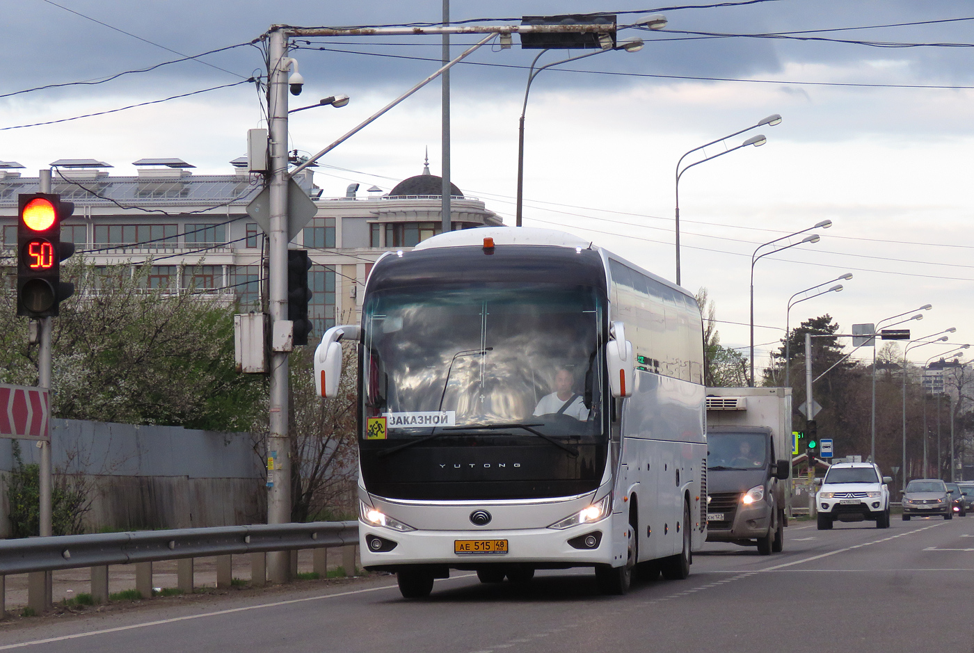 Липецкая область, Yutong C12PRO (ZK6128H) № АЕ 515 48