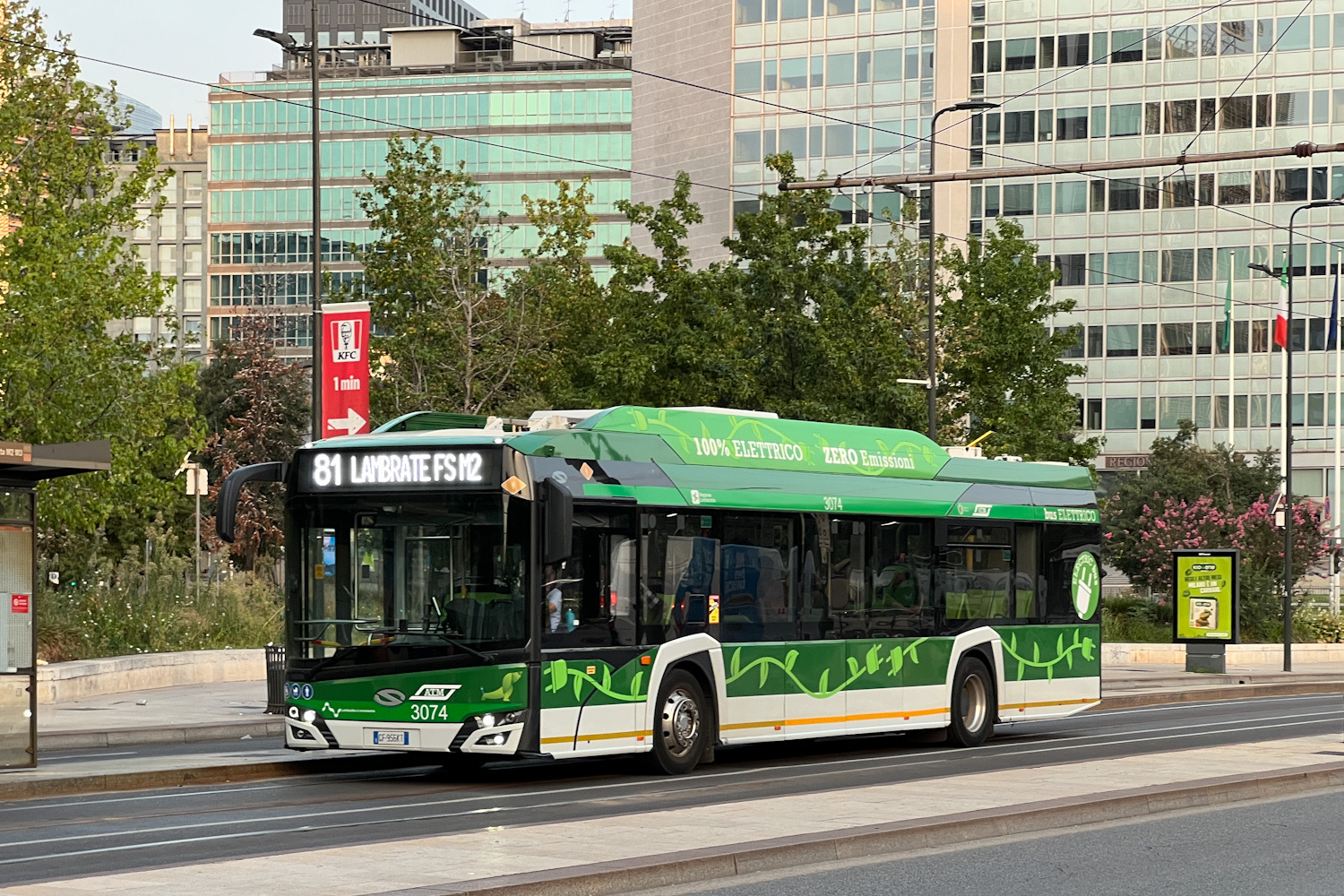 Италия, Solaris Urbino IV 12 electric № 3074