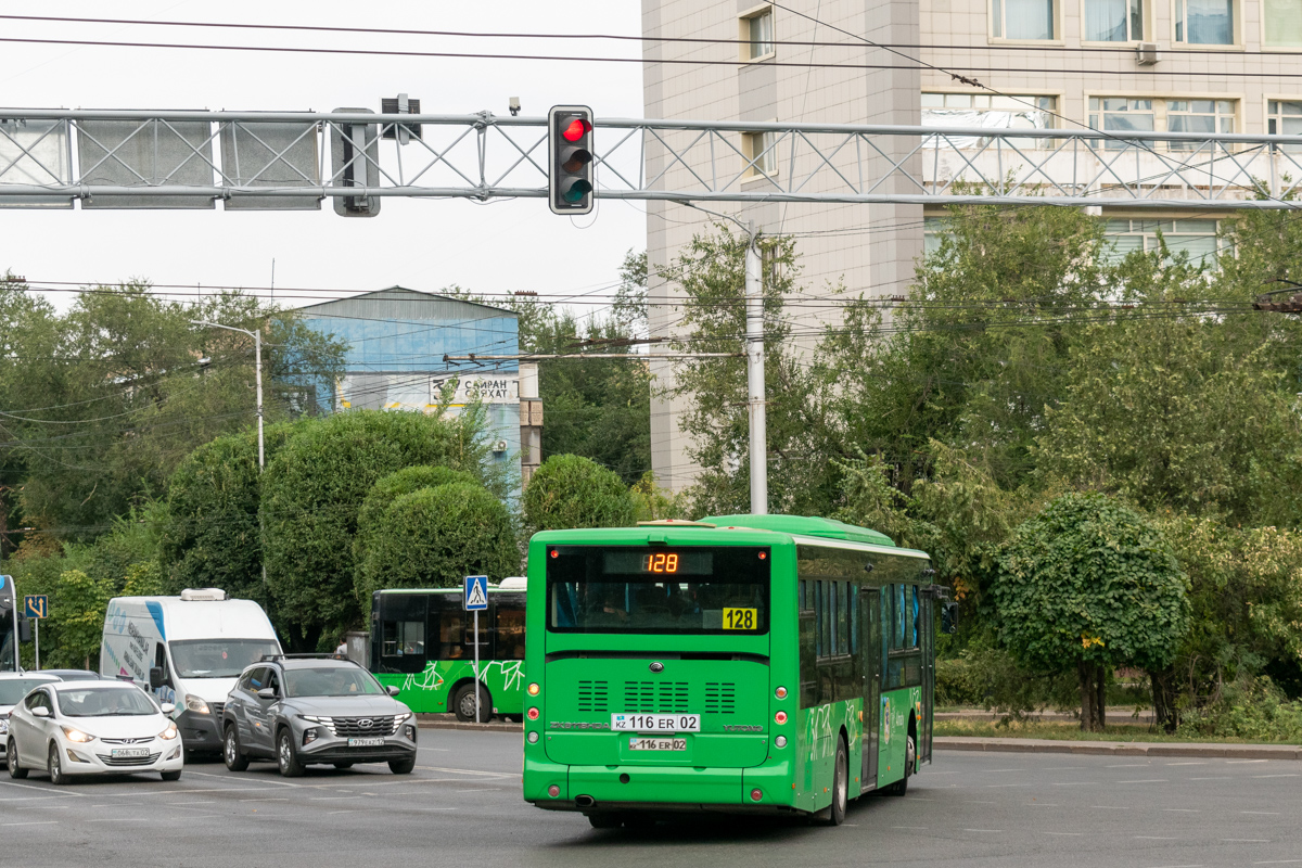 Алматы, Yutong ZK6118HGA (QazTehna) № 116 ER 02