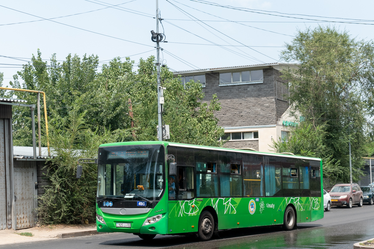 Алматы, Yutong ZK6118HGA № 495