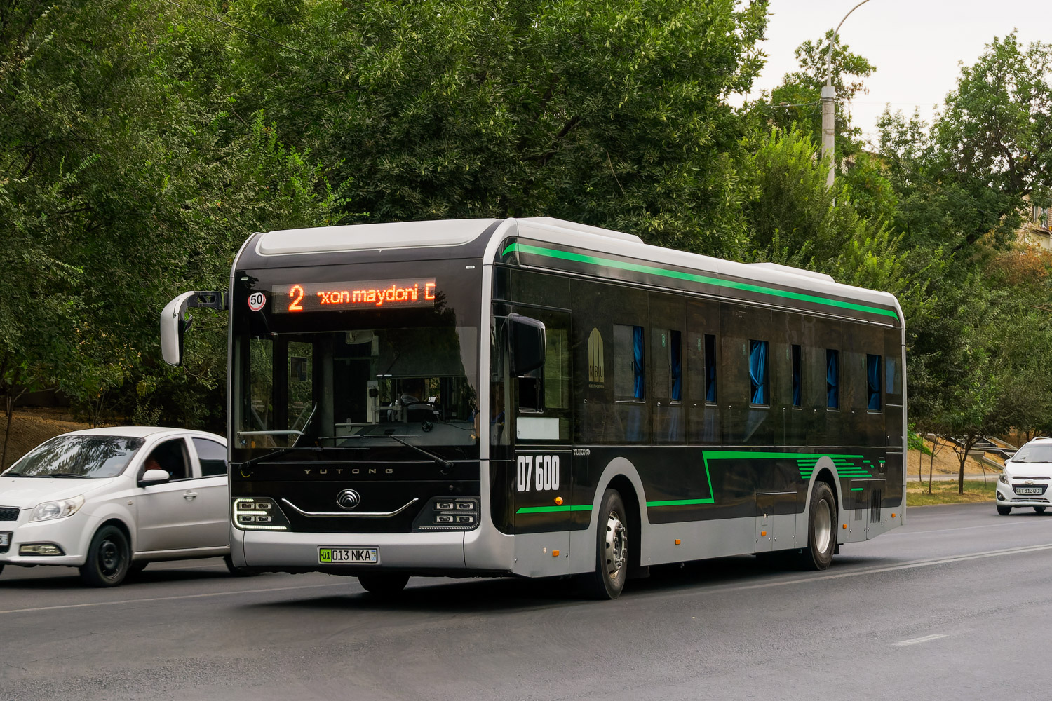 Узбекистан, Yutong ZK6126BEVG № 07600