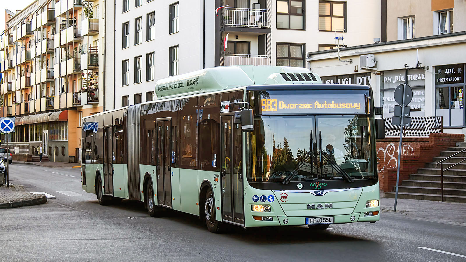 Бранденбург, MAN A23 Lion's City G NG313 CNG № 550