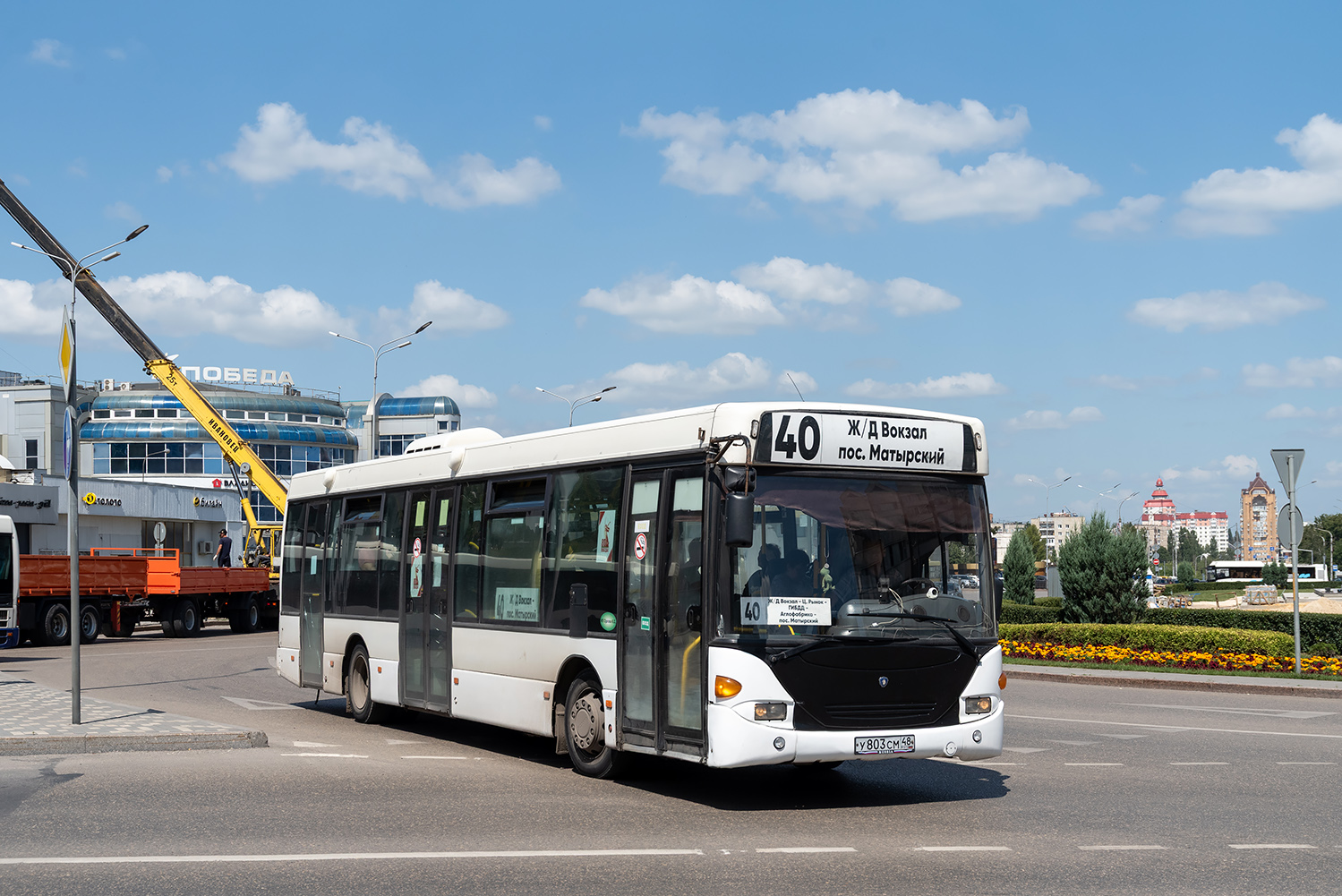 Липецкая область, Scania OmniLink I (Скания-Питер) № У 803 СМ 48