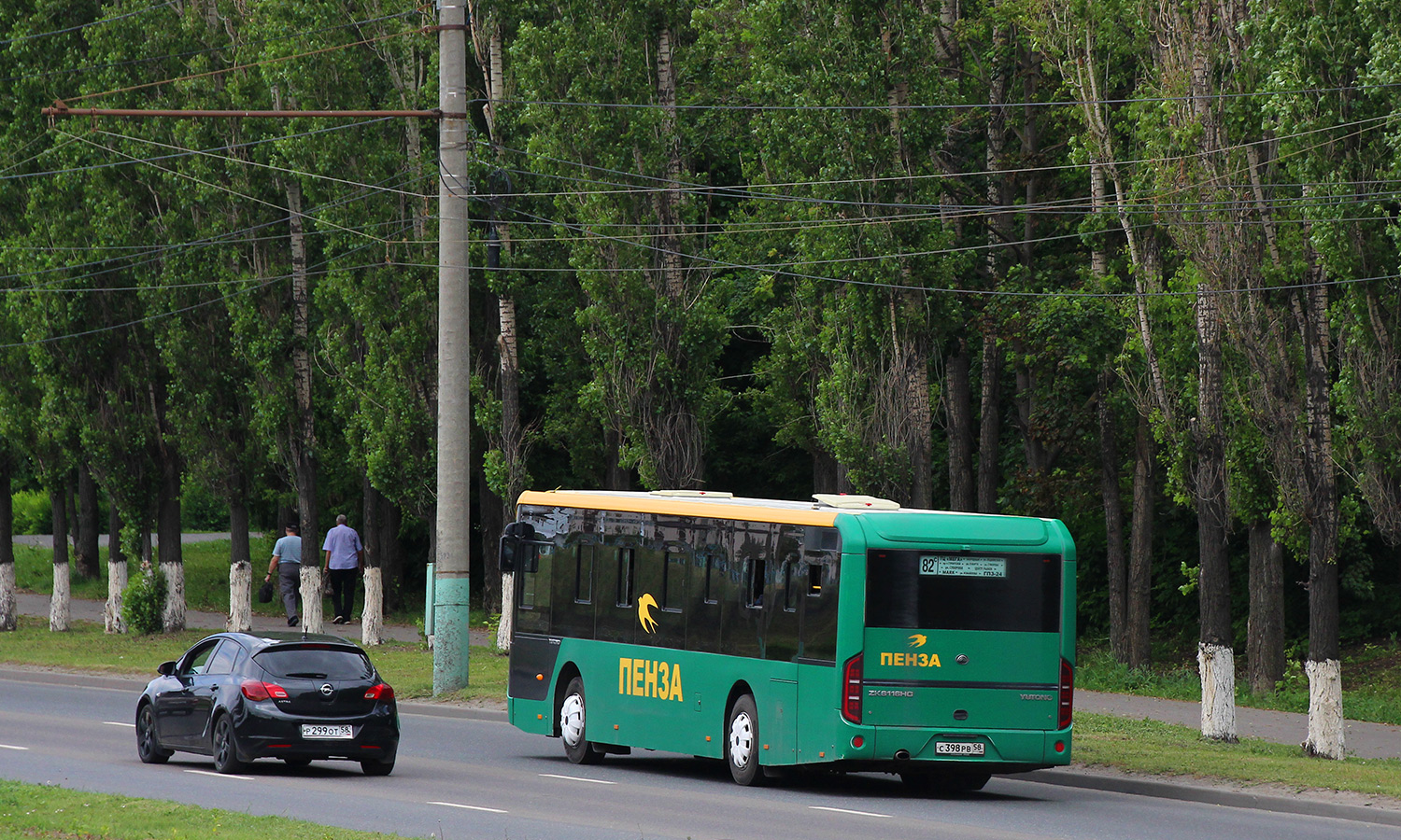 Пензенская область, Yutong ZK6116HG № С 398 РВ 58
