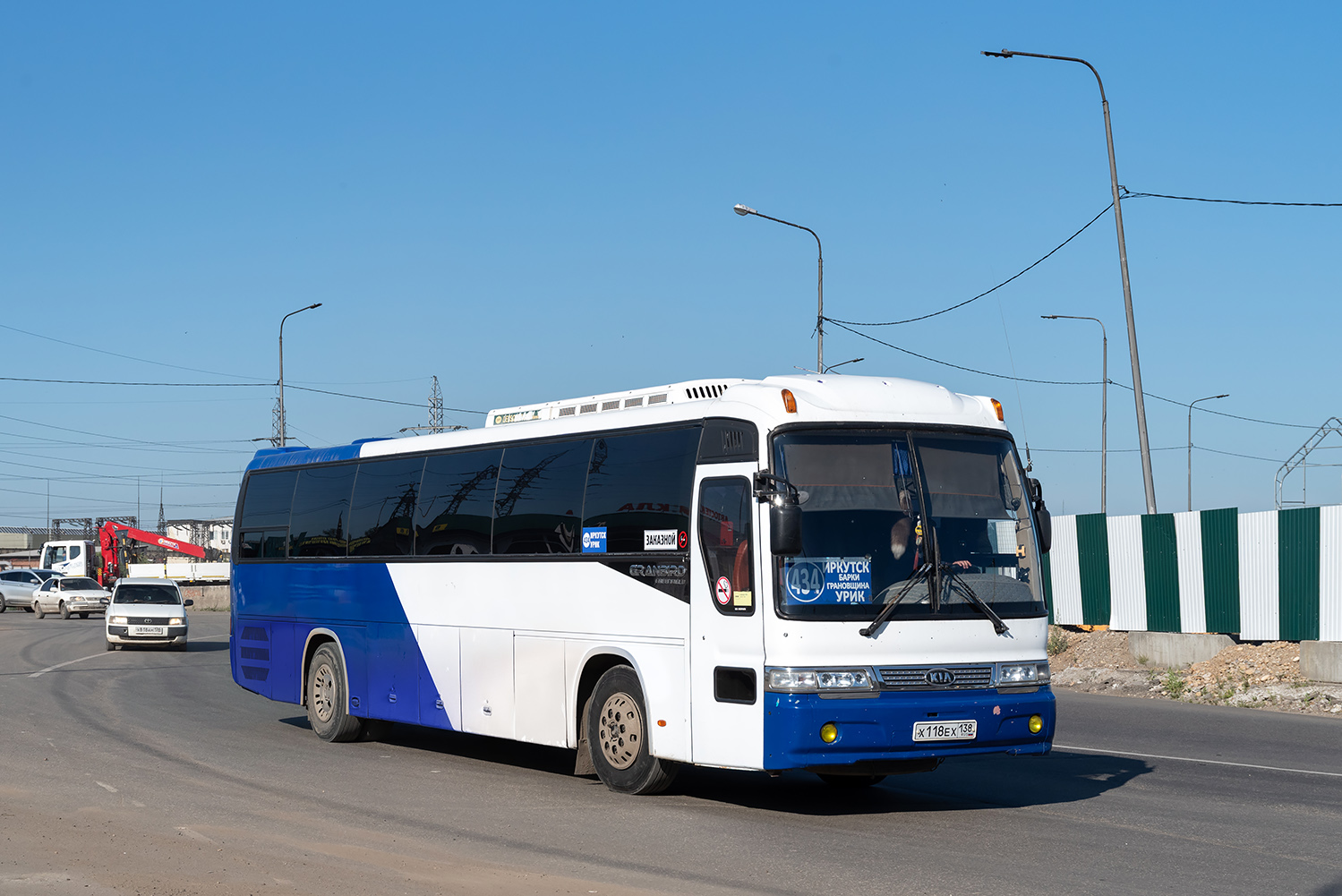 Иркутская область, Kia AM948 Granbird SD I Greenfield № Х 118 ЕХ 138