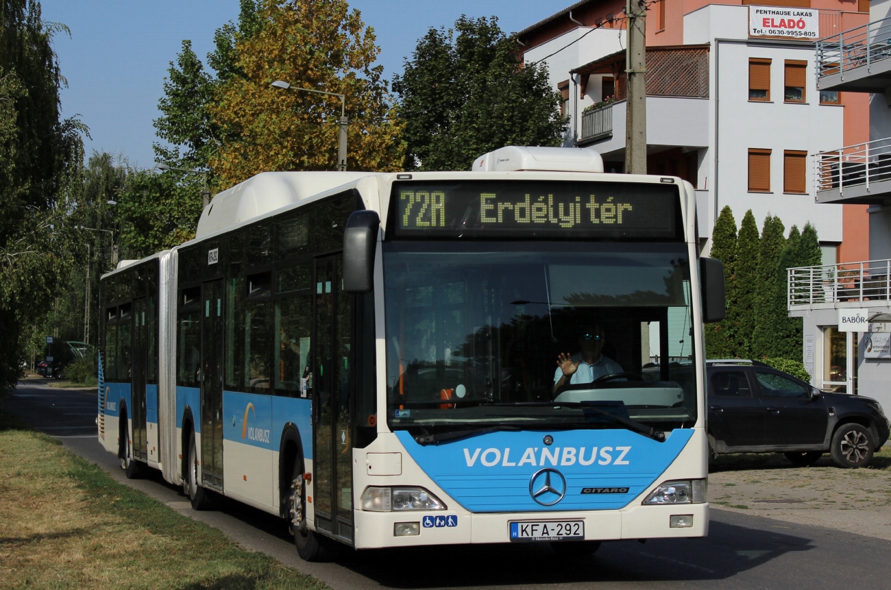 Венгрия, Mercedes-Benz O530G Citaro G CNG № KFA-292