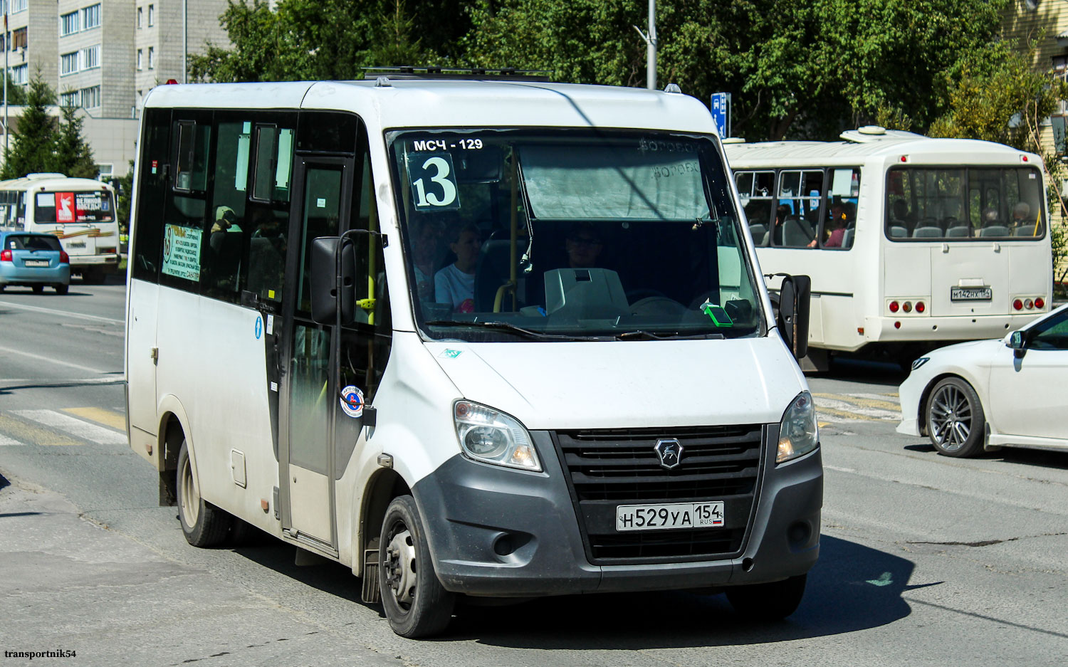 Новосибирская область, ГАЗ-A64R45 Next № Н 529 УА 154