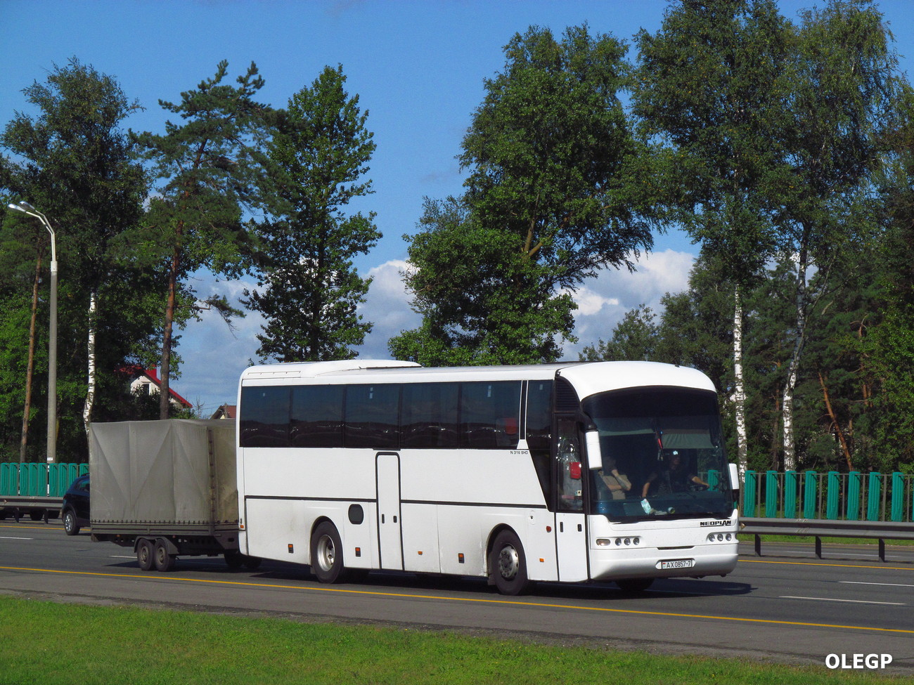 Минск, Neoplan N316SHD Euroliner № АХ 0857-7