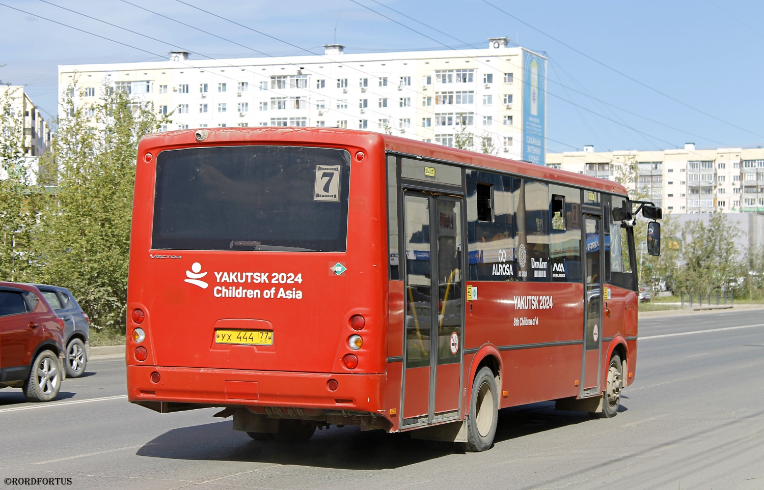 Саха (Якутия), ПАЗ-320414-14 "Вектор" № УХ 444 77