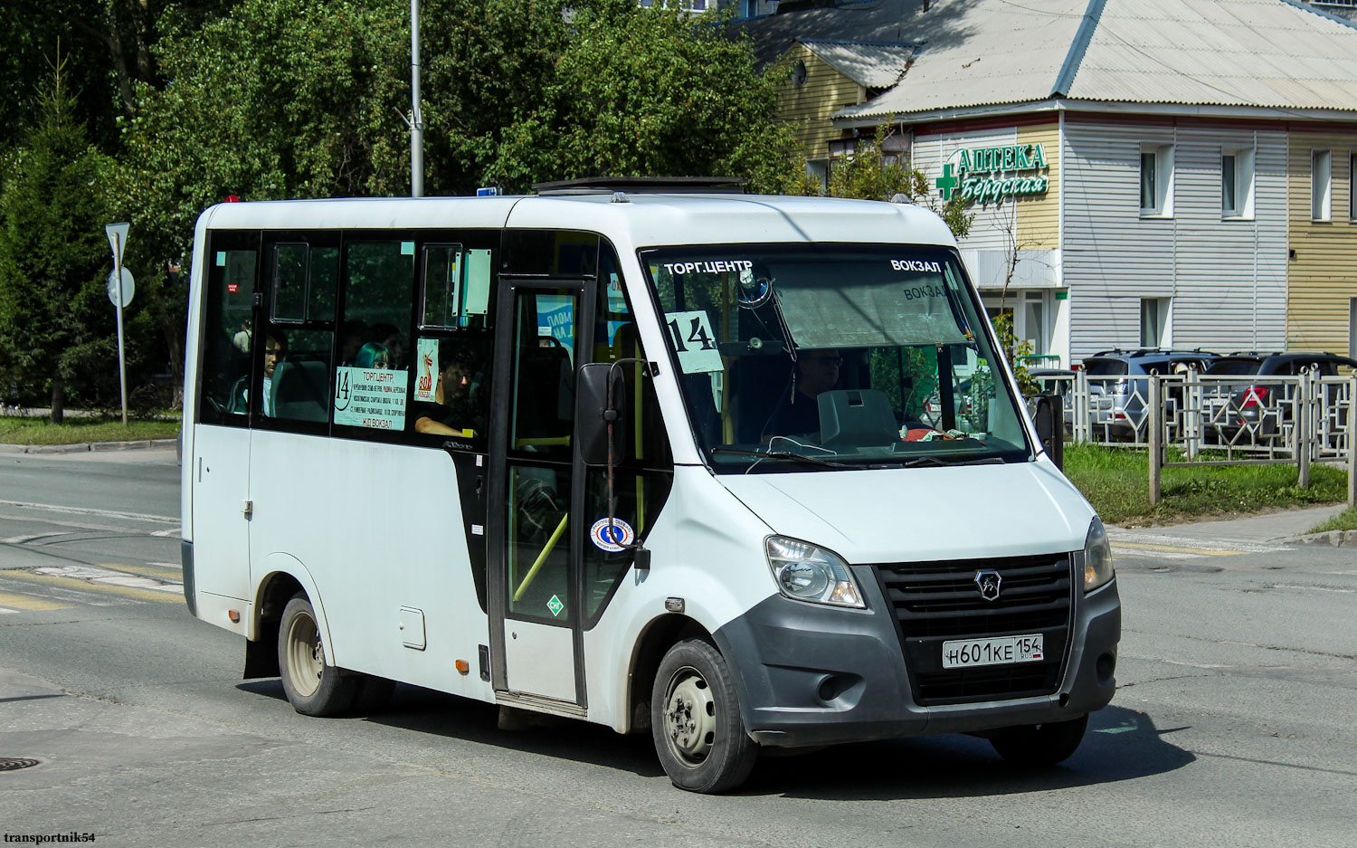 Новосибирская область, ГАЗ-A64R45 Next № Н 601 КЕ 154