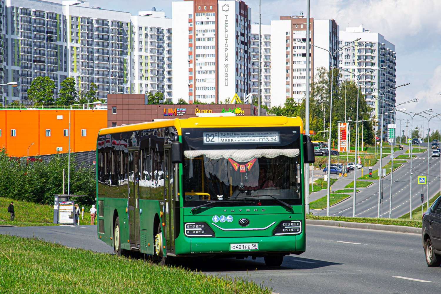 Пензенская область, Yutong ZK6116HG № С 401 РВ 58