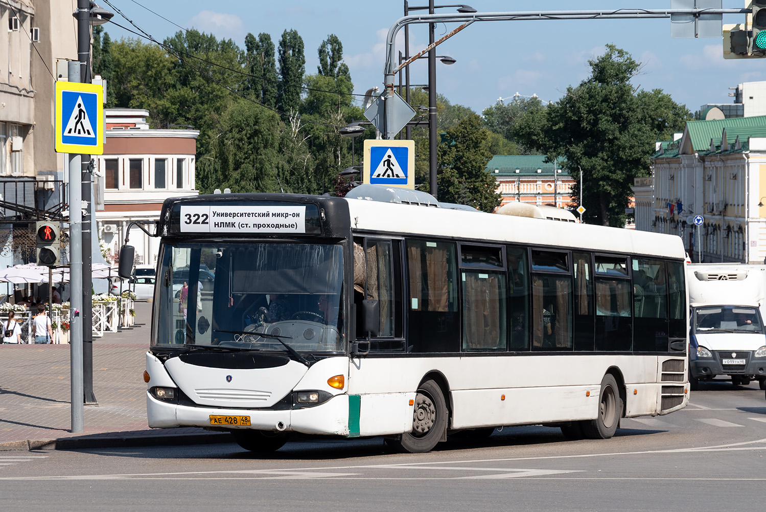 Липецкая область, Scania OmniLink I (Скания-Питер) № АЕ 428 48