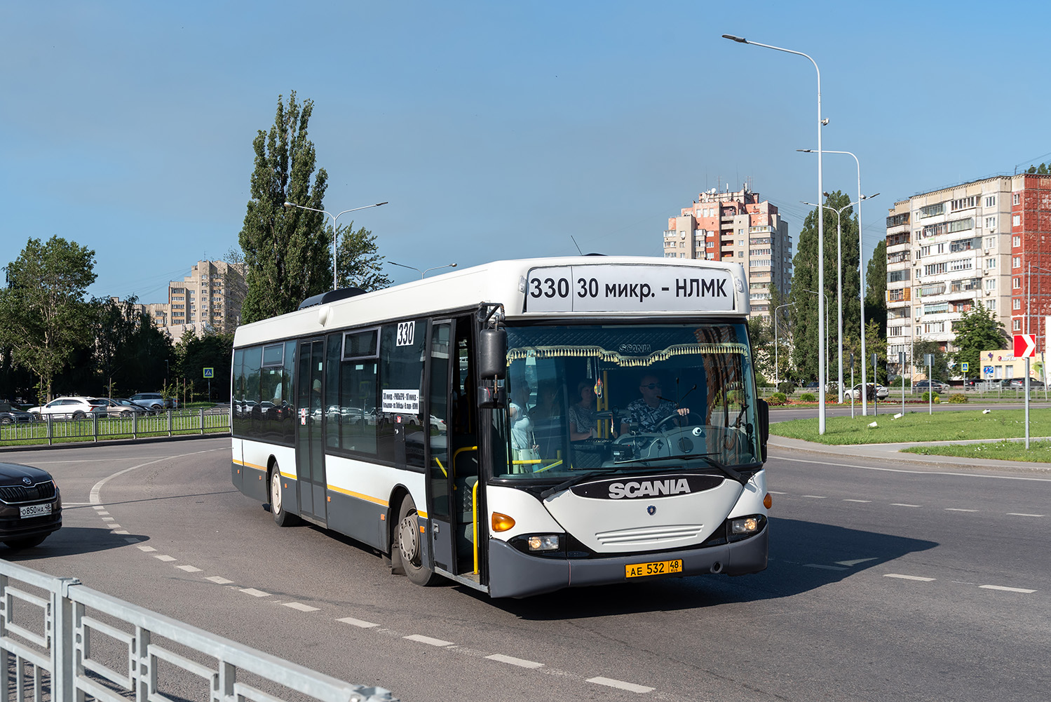 Липецкая область, Scania OmniLink I (Скания-Питер) № АЕ 532 48