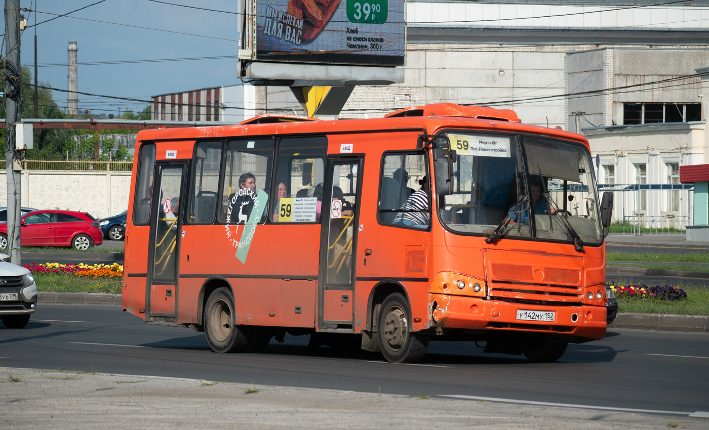 Нижегородская область, ПАЗ-320402-04 № У 142 МУ 152