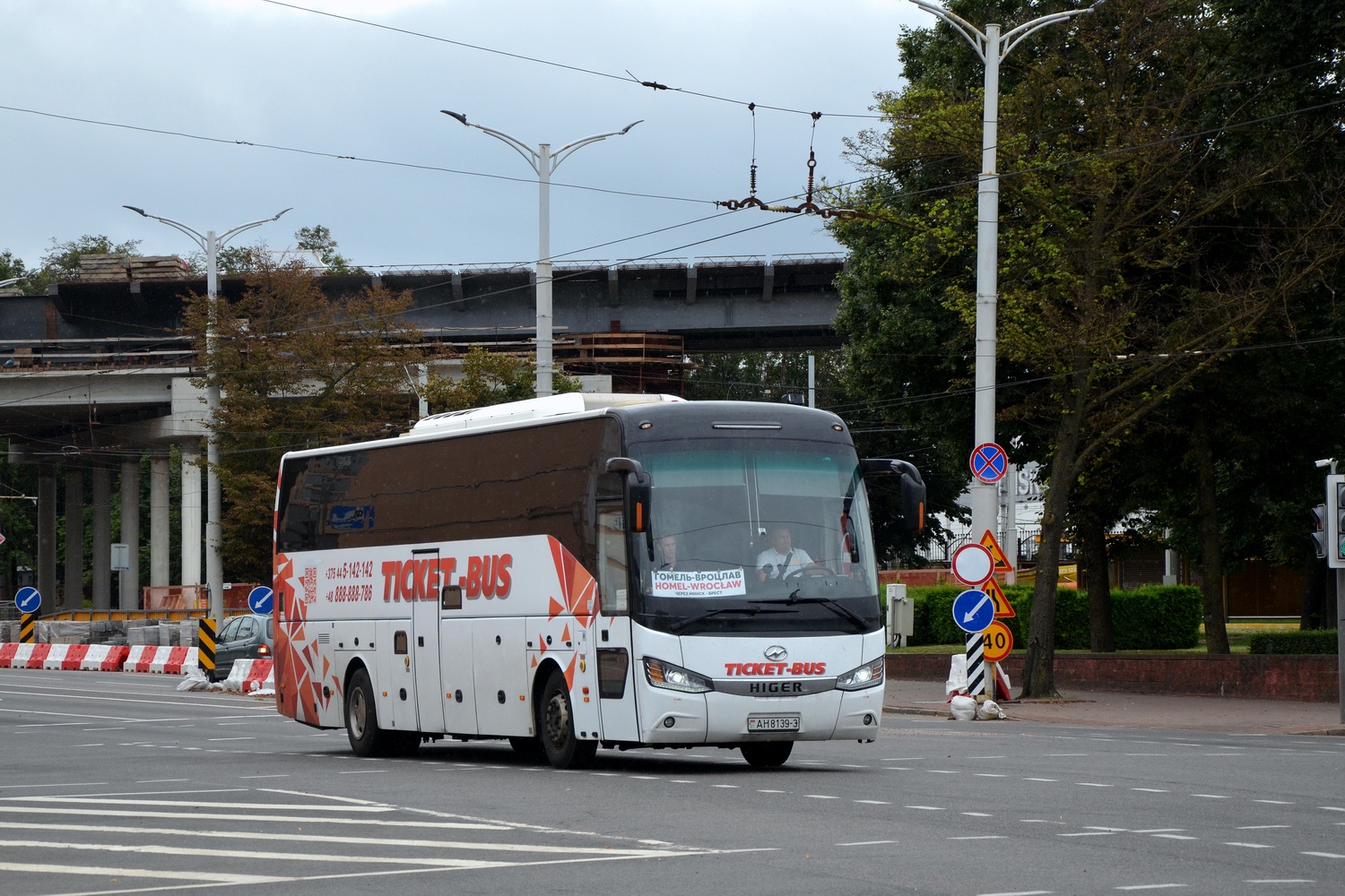 Гомельская область, Higer KLQ6128LQ № АН 8139-3 Гомельская область, Higer KLQ6128LQ № АН 8139-3