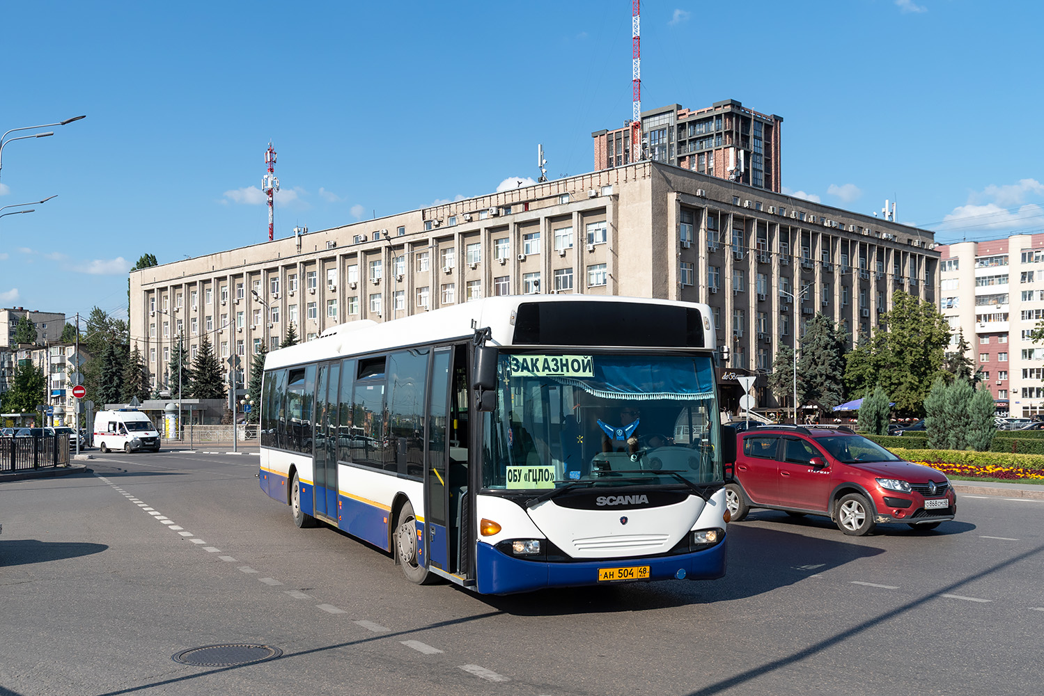 Липецкая область, Scania OmniLink I (Скания-Питер) № АН 504 48