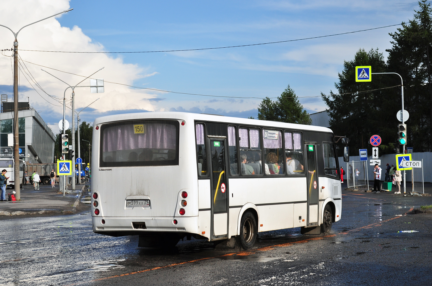 Архангельская область, ПАЗ-320412-05 "Вектор" № М 599 ХХ 29