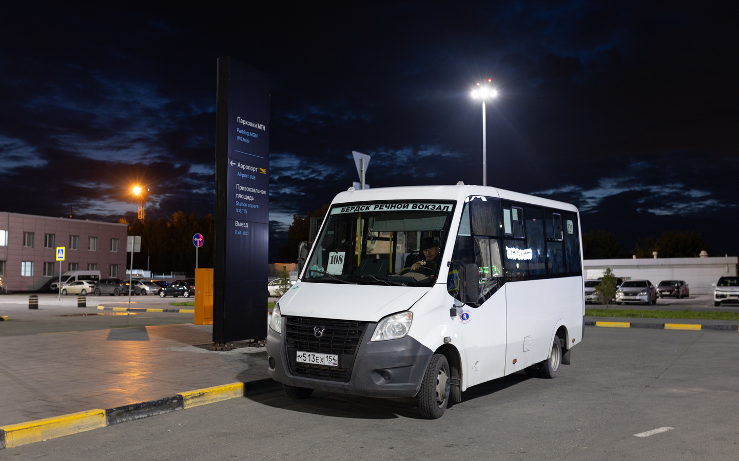 Новосибирская область, ГАЗ-A64R45 Next № М 513 ЕХ 154