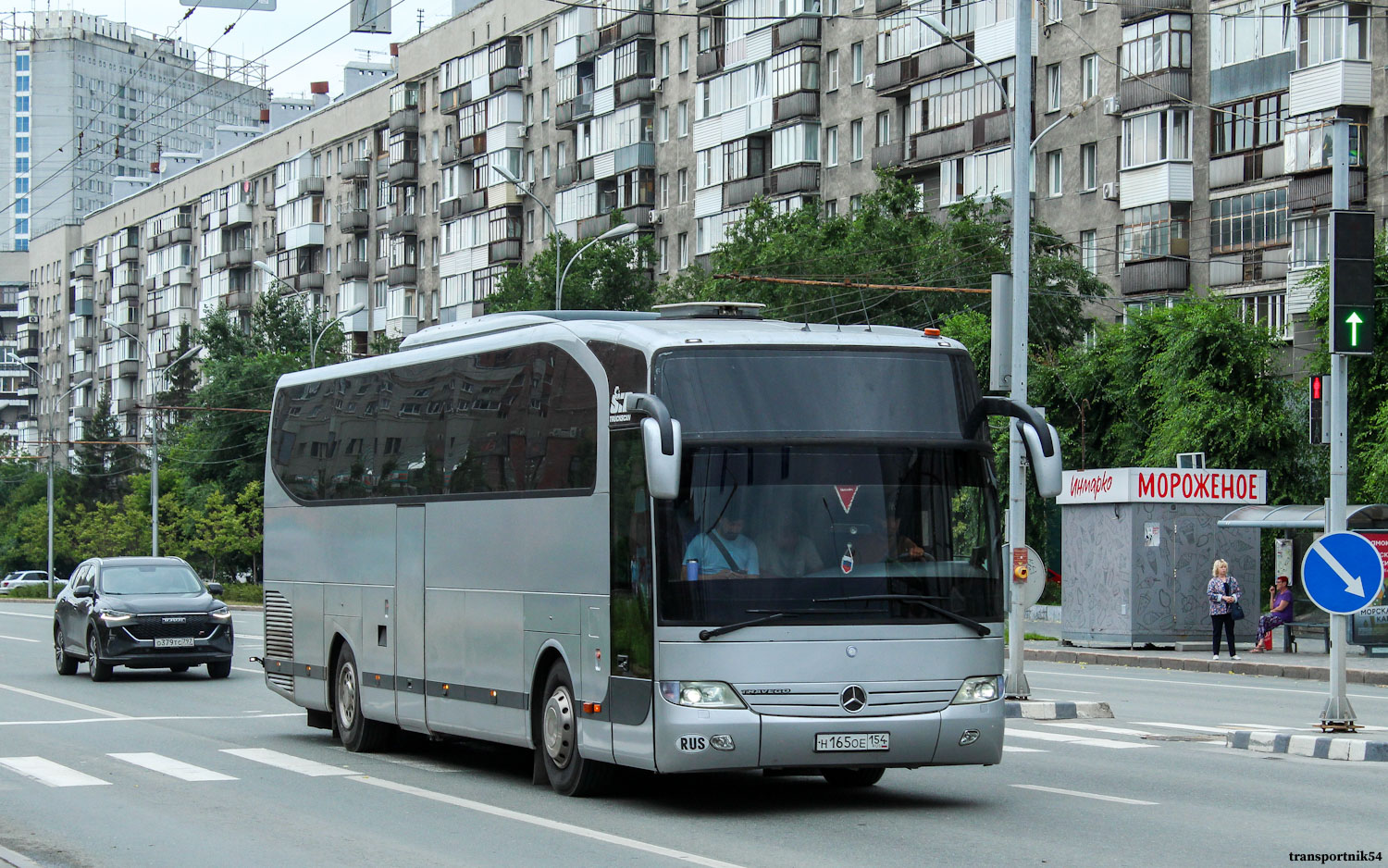 Новосибирская область, Mercedes-Benz O580-15RHD Travego № Н 165 ОЕ 154