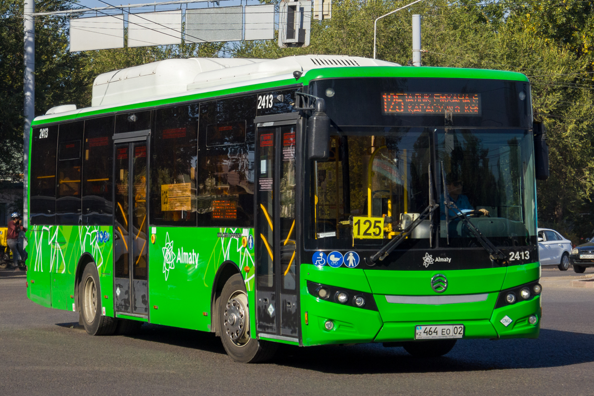 Алматы, Golden Dragon XML6105CN (Hyundai Trans Auto) № 2413