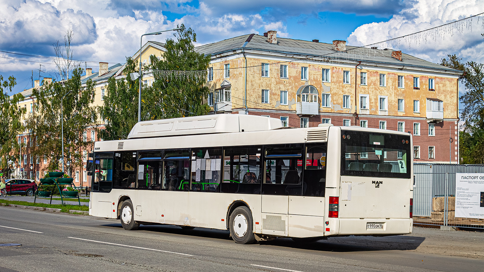 Свердловская область, MAN A21 NL313 CNG № Т 990 ОМ 96