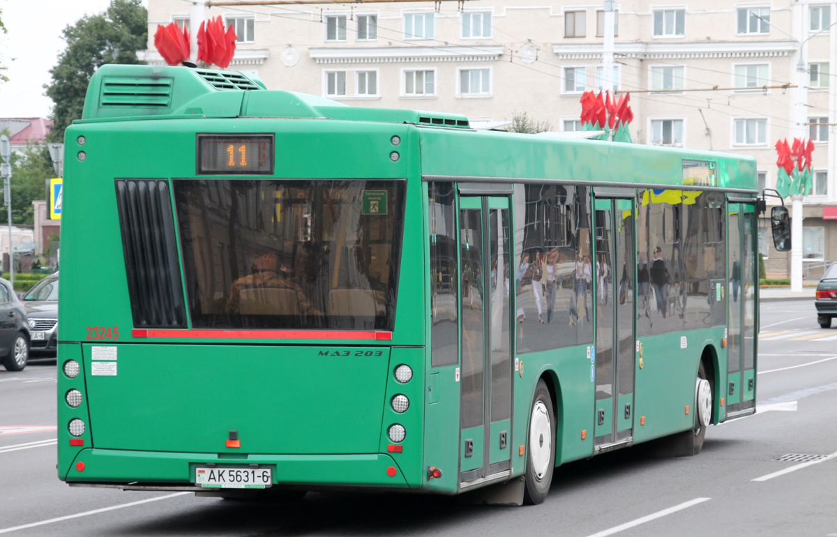 Могилёвская область, МАЗ-203.045 № 2324