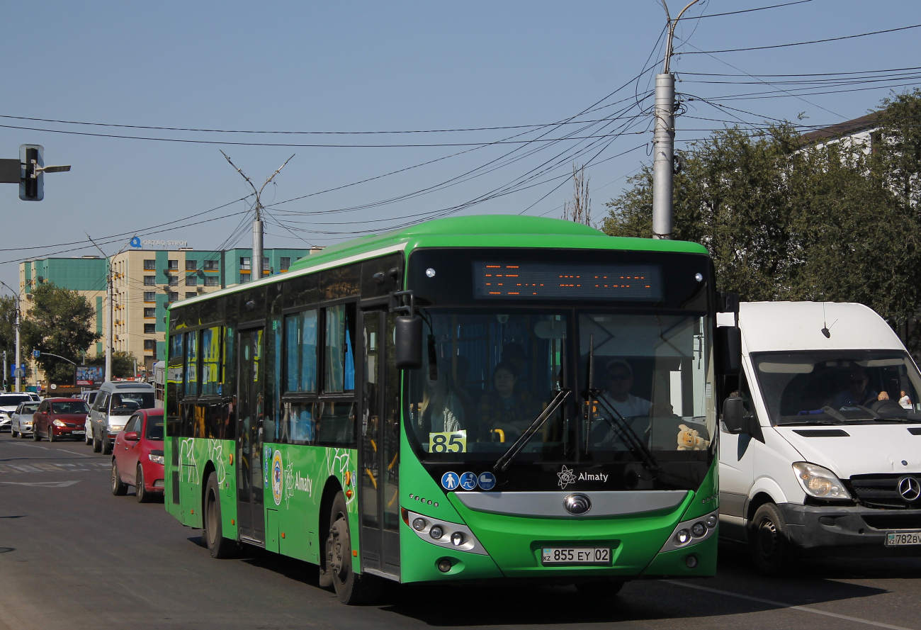 Алматы, Yutong ZK6118HGA (QazTehna) № 855 EY 02