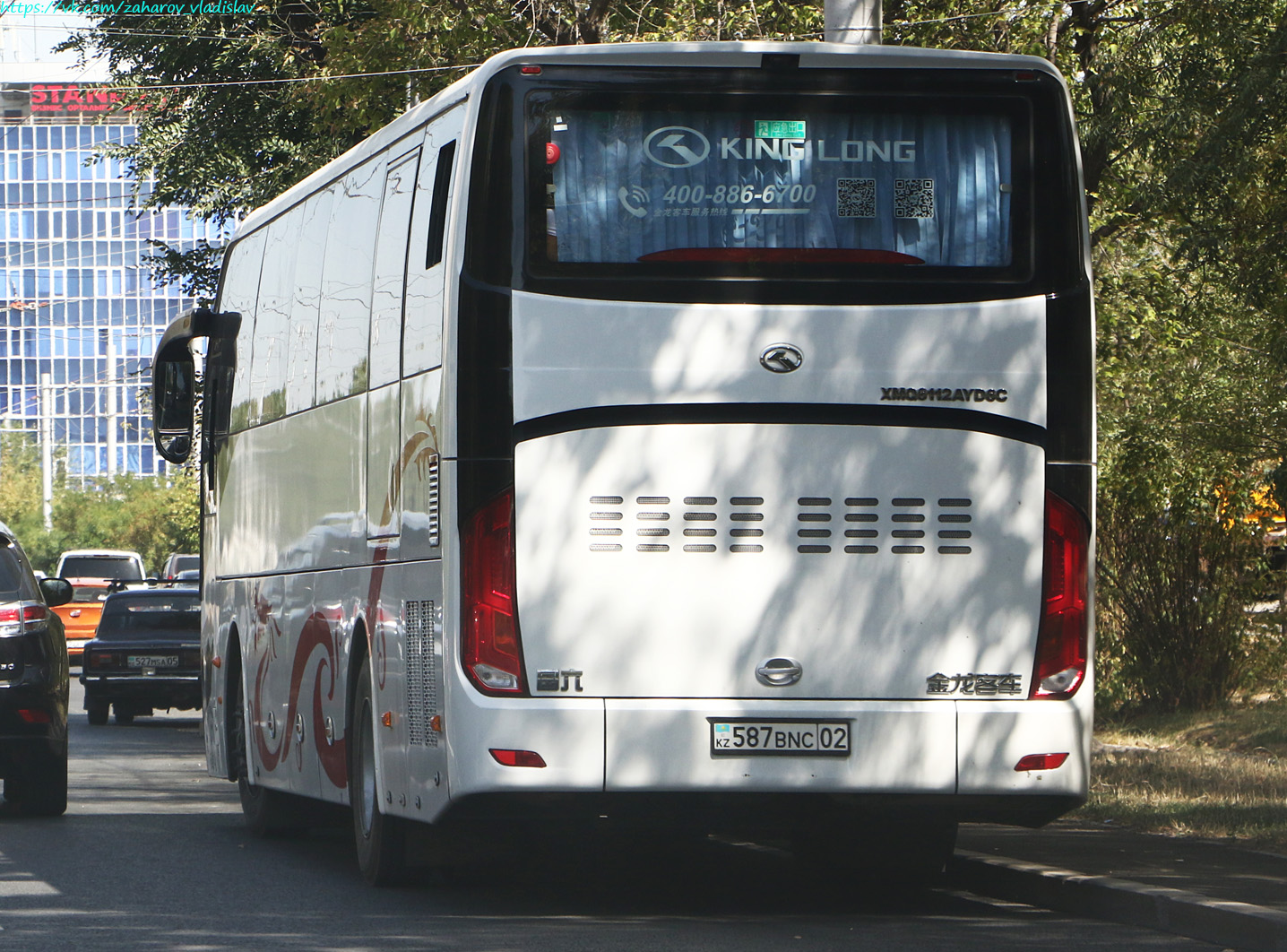 Алматы, King Long XMQ6112AYD6C № 587 BNC 02