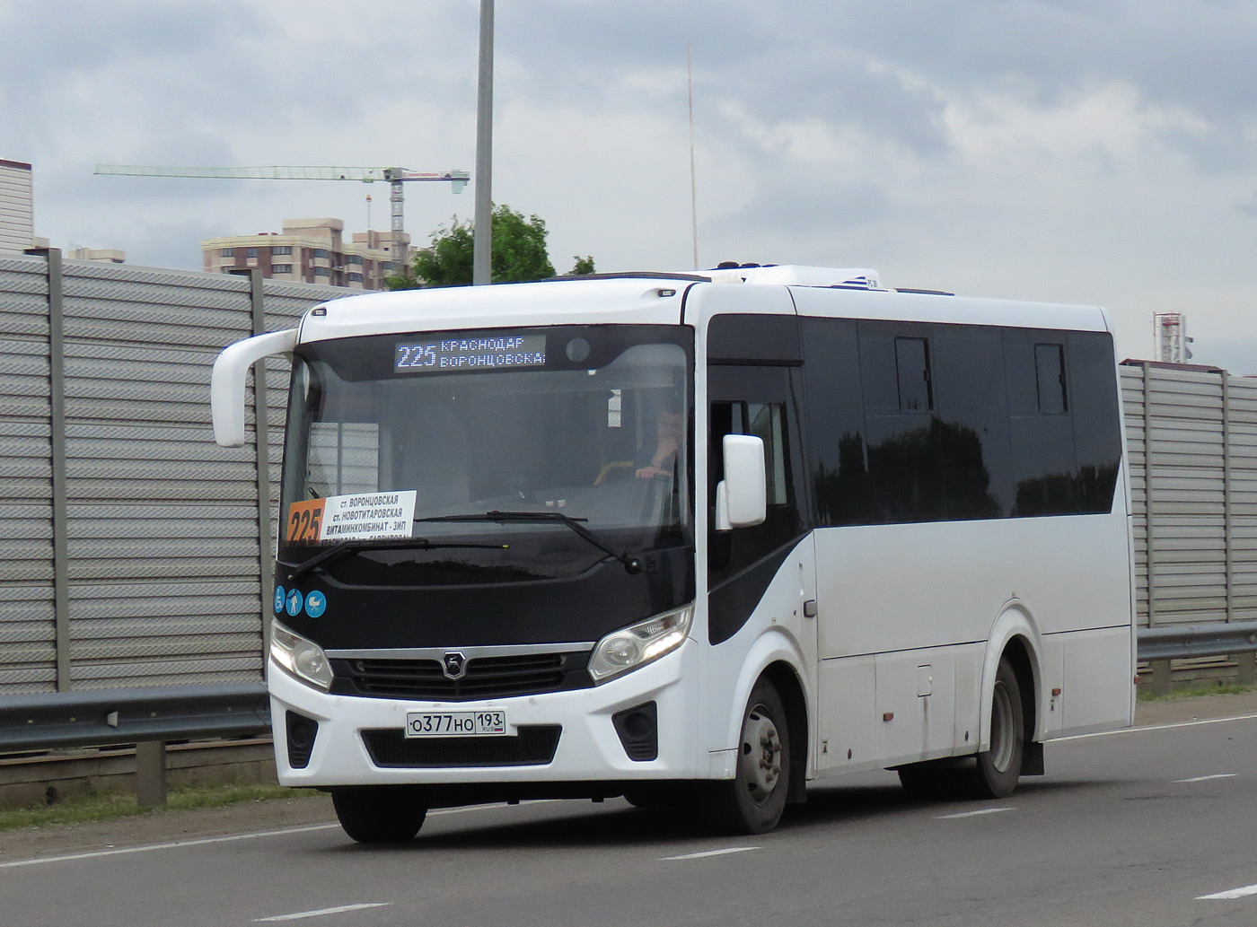 Краснодарский край, ПАЗ-320435-04 "Vector Next" № О 377 НО 193