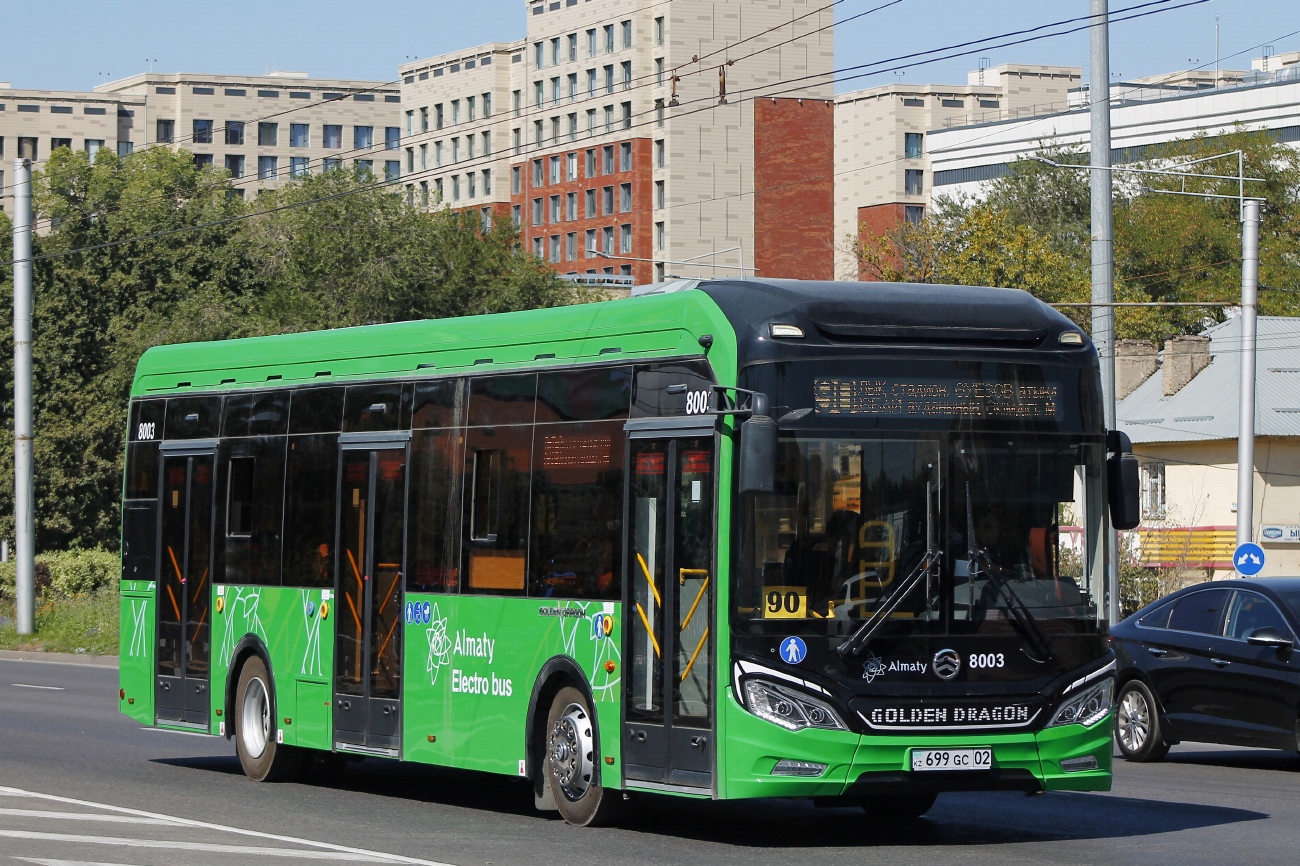 Алматы, Golden Dragon XML6125CE (Hyundai Trans Auto) № 8003