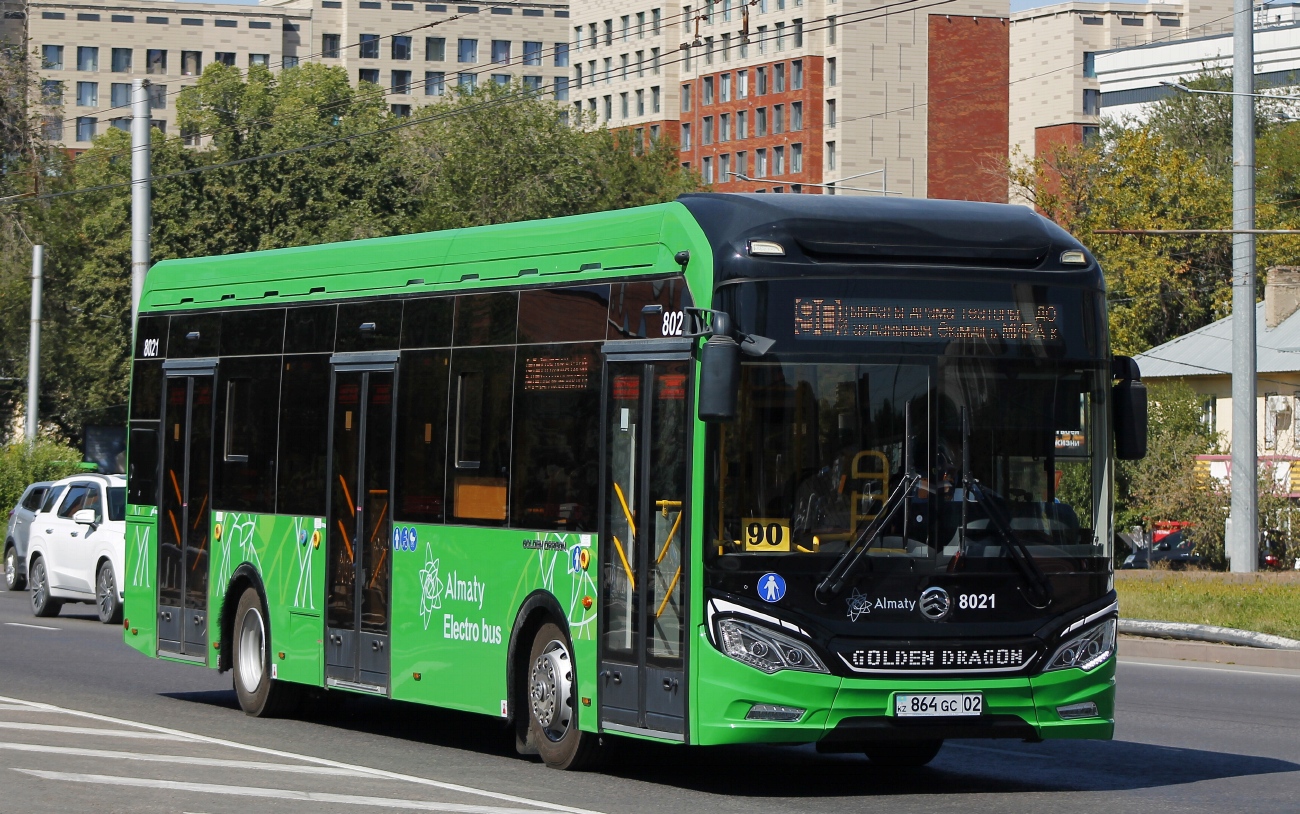 Алматы, Golden Dragon XML6125CE (Hyundai Trans Auto) № 8021