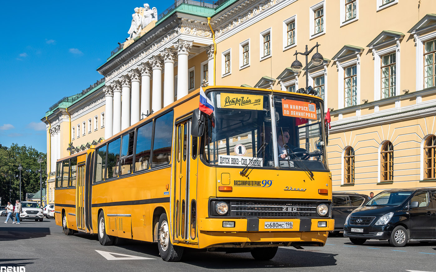 Санкт-Петербург, Ikarus 280.03 № О 680 МС 198 Санкт-Петербург, Ikarus 280.03 № О 680 МС 198