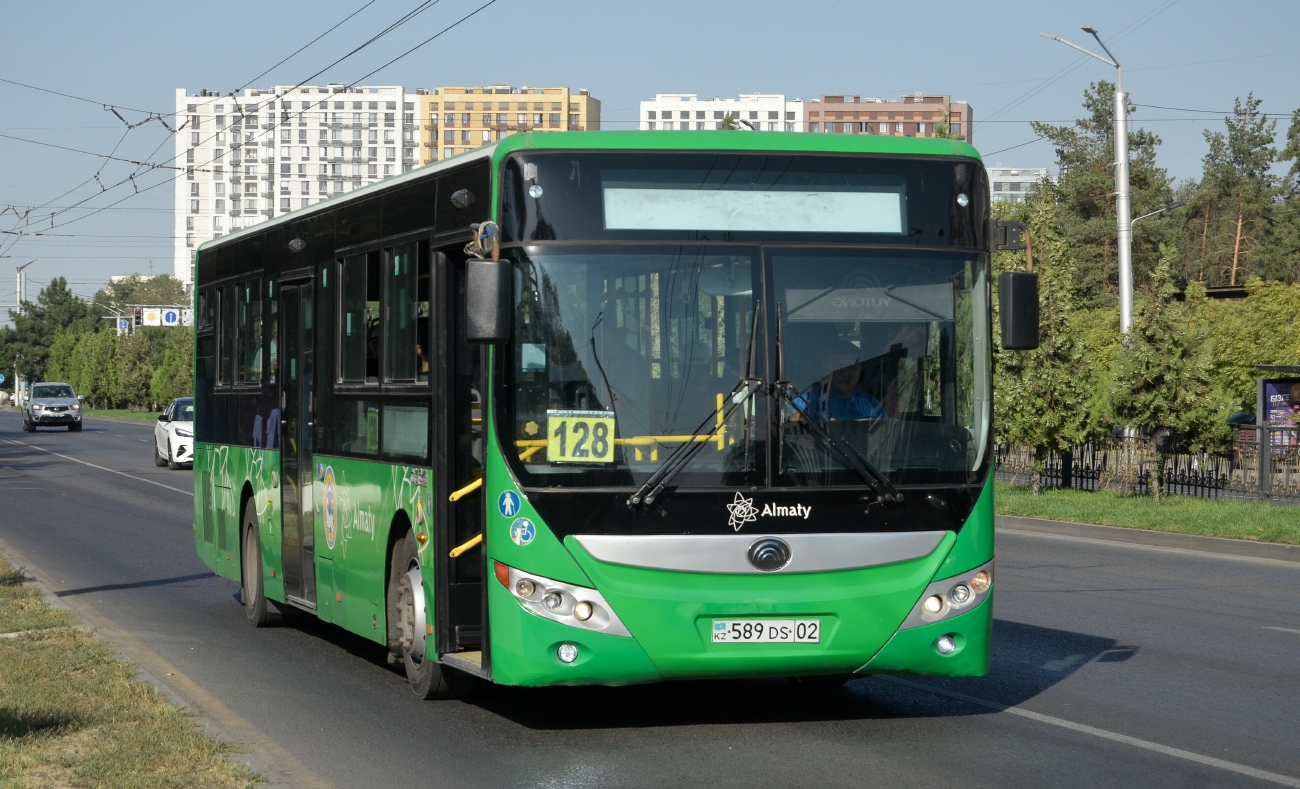 Алматы, Yutong ZK6118HGA № 589 DS 02
