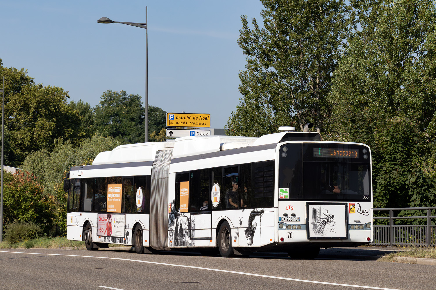 Франция, Solaris Urbino III 18 CNG № 366; Франция — Strasbourg · Tramway Works · 16.05.2025 — 22.08.2025