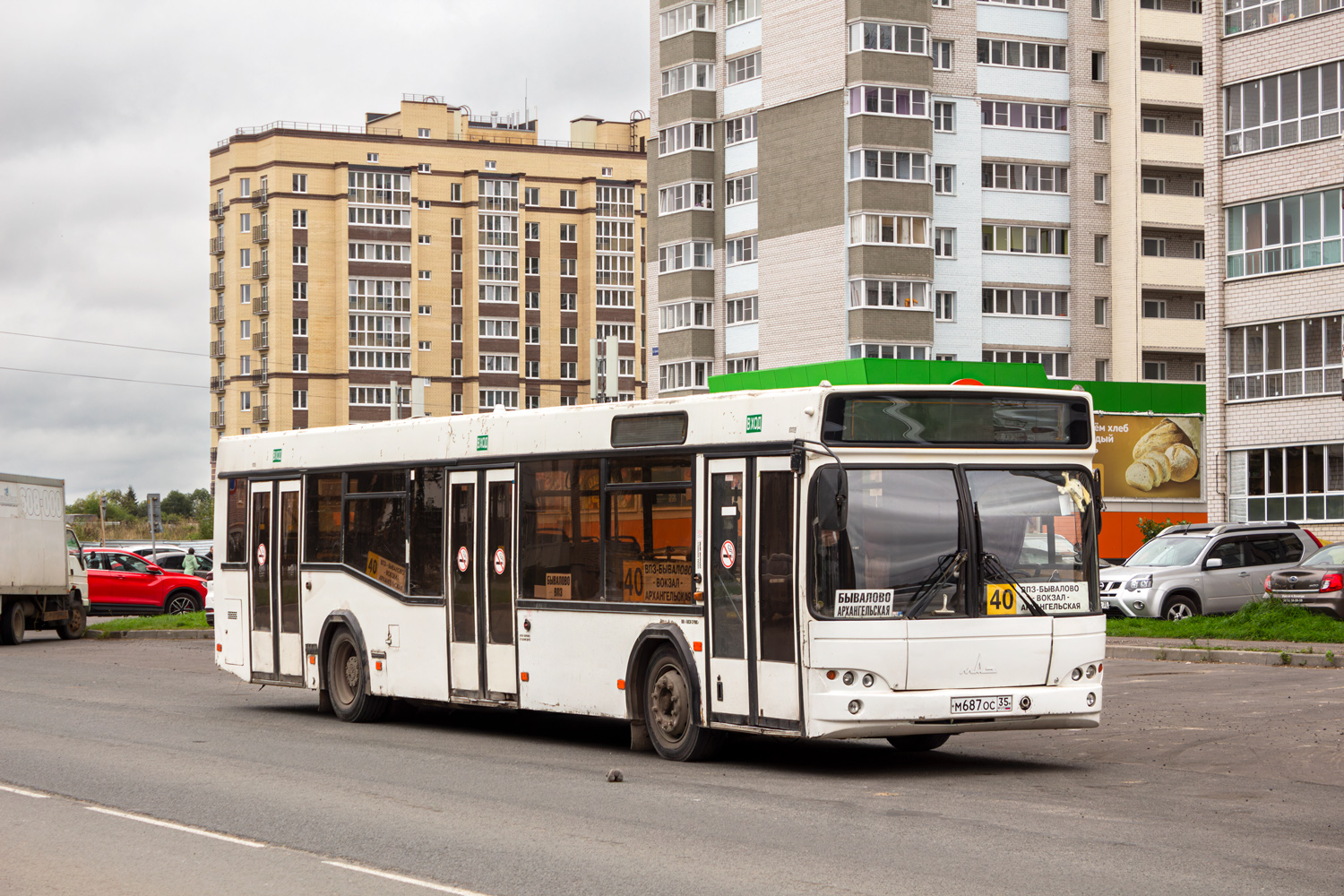 Вологодская область, МАЗ-103.485 № М 687 ОС 35