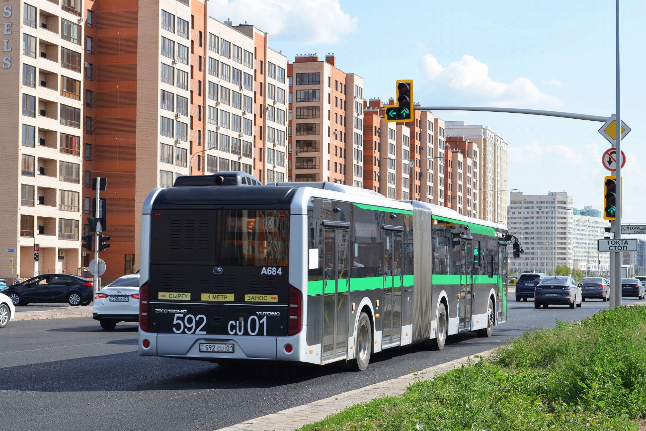Астана, Yutong ZK6180HG (QazTehna) № A684