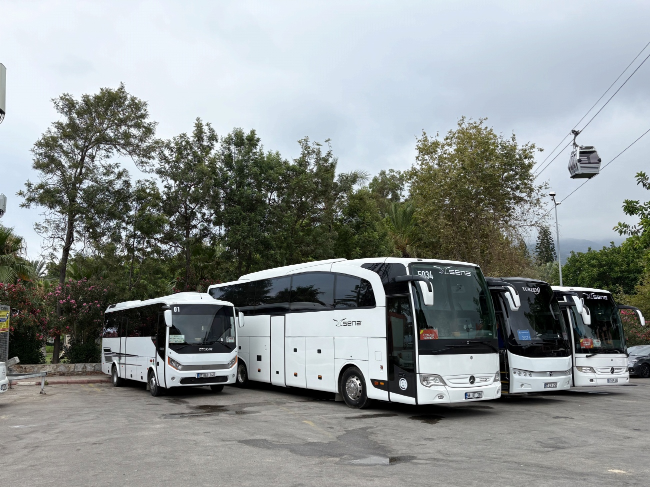 Турция, Otokar Sultan Maxi № 07 BED 741; Турция, Mercedes-Benz Travego II 15SHD № 5034
