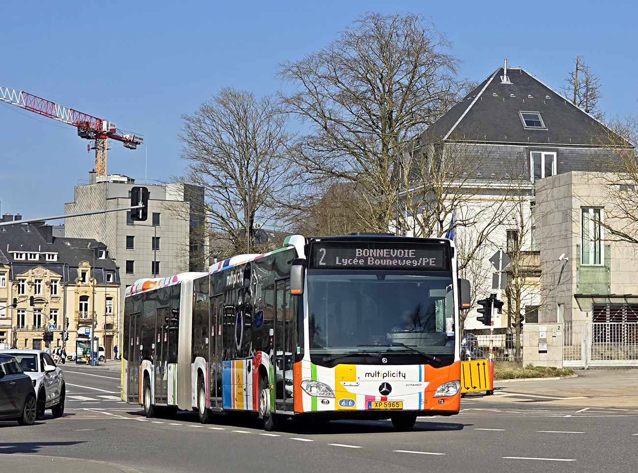 Люксембург, Mercedes-Benz Citaro C2 G hybrid № 54